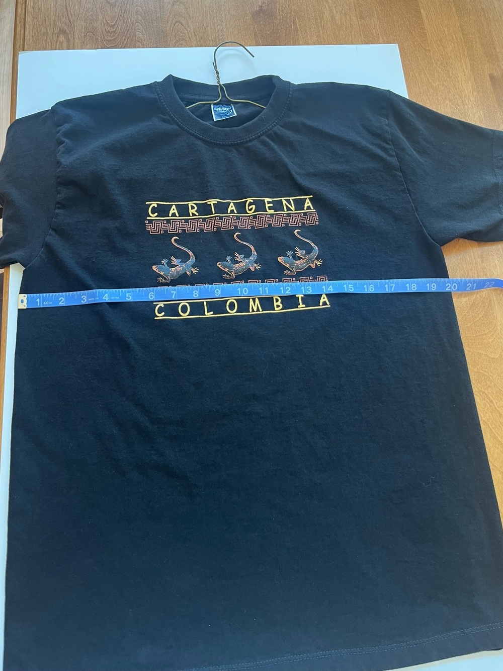 Cartagena Colombia Black Graphic Short Sleeve Tee